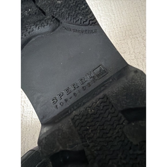 Sperry Top-sider Gosling Black Quilted Duck Boots Women's  Size 9 Waterproof - Picture 15 of 15